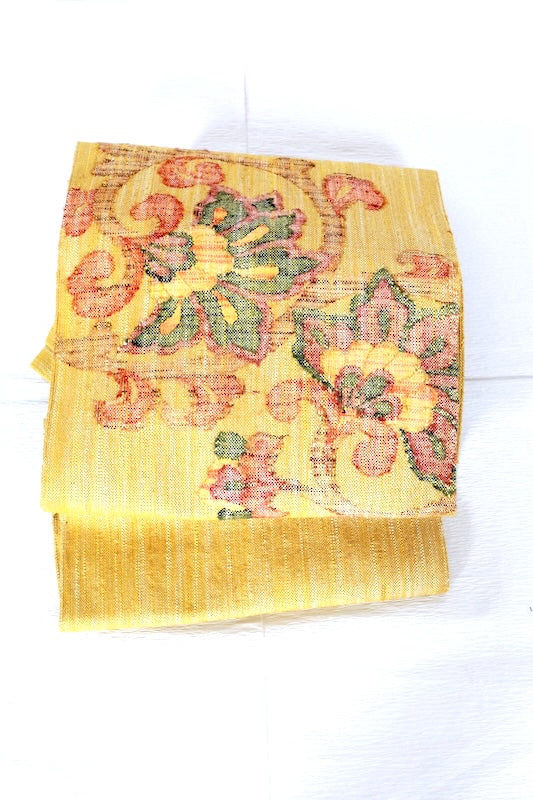 Used sash belt (nagoya-obi) 100% silk /A449