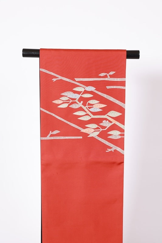 Used sash belt (nagoya-obi) tetoron /A355