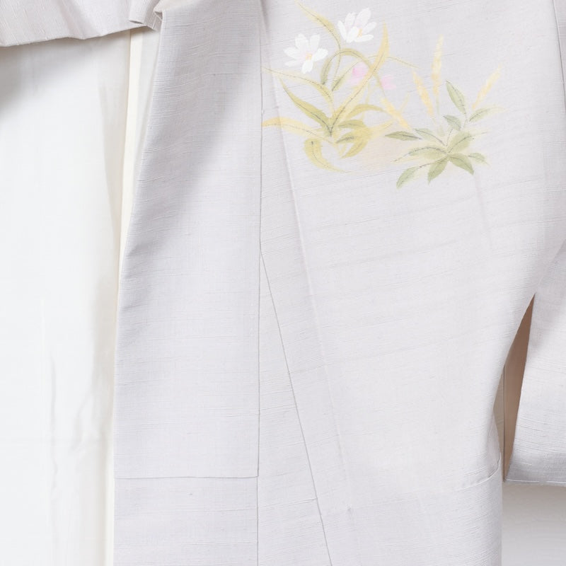 Japanese kimono New <houmongi>-size M silk 100% silk /T85