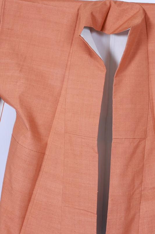 Japanese kimono used <Tsumugi> Msize silk 100% /B1126