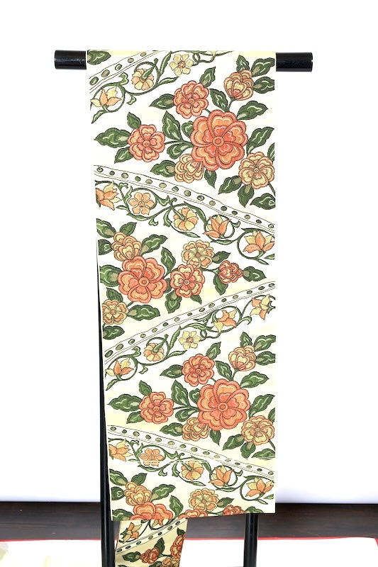 Used sash belt (nagoya-obi) 100% silk /
