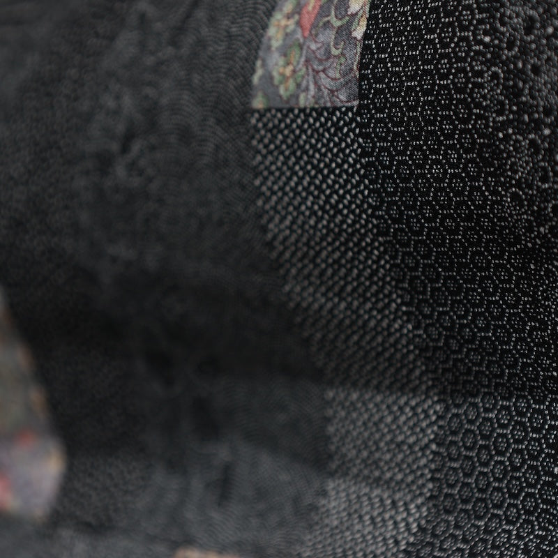 Japanese kimono used <komon>-size M silk 100% silk /T90