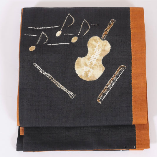 Used sash belt (Hukuro-obi) 100% silk / 1423