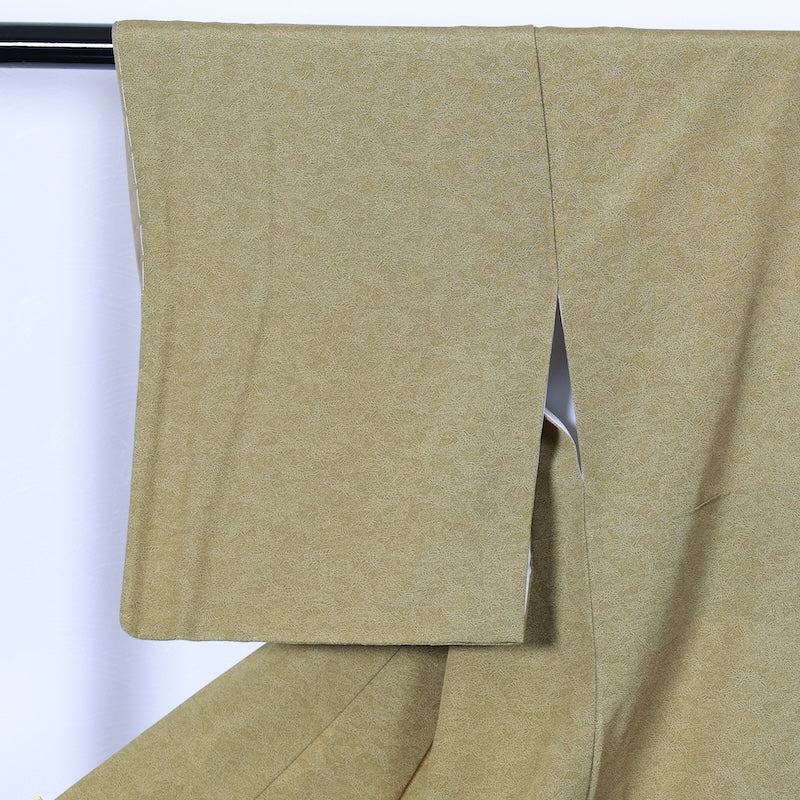 Japanese kimono New <komon>-size S silk 100% silk /T91