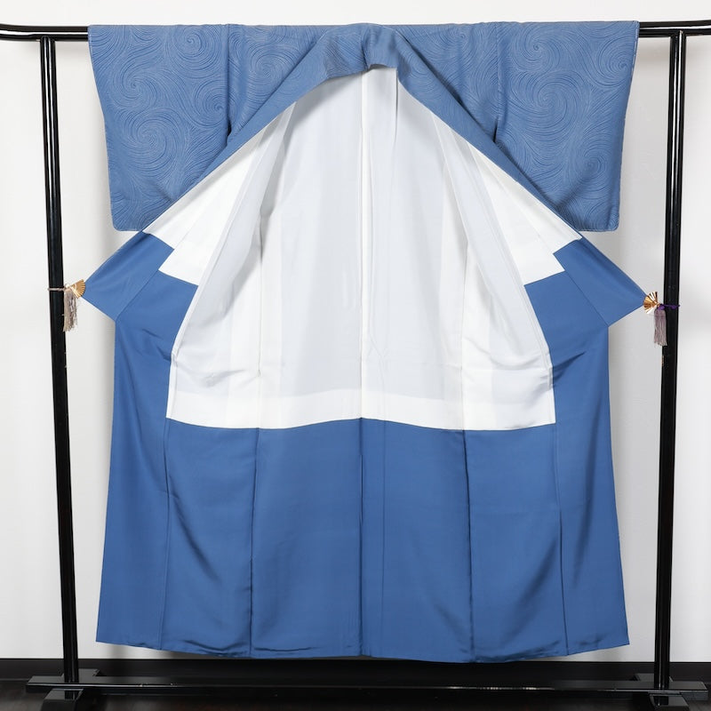 Japanese kimono New <komon>-size M silk 100% silk /T83