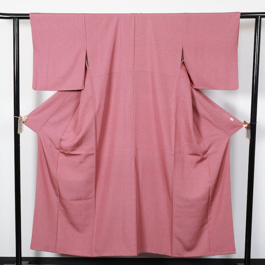 Japanese kimono used <komon>-size M silk 100% silk /T84