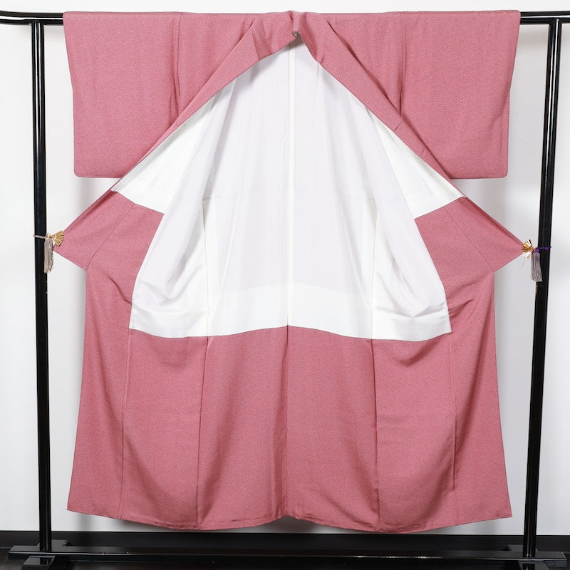 Japanese kimono used <komon>-size M silk 100% silk /T84