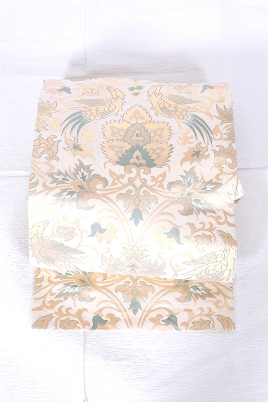 Used sash belt (nagoya-obi) 100% silk /A343