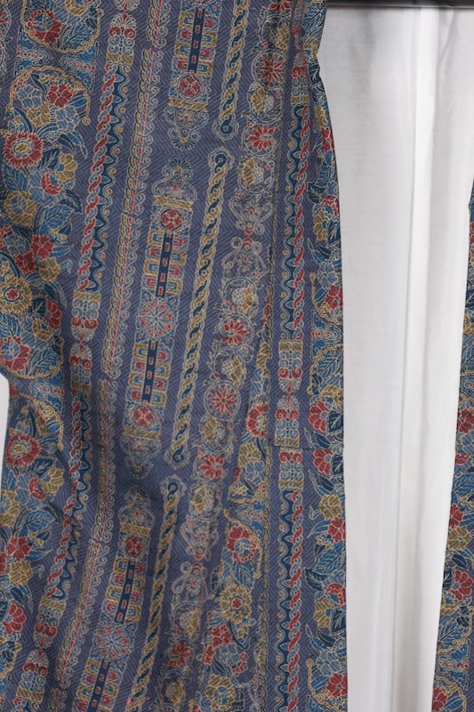 Japanese kimono Unused New <Komon> Msize wool /B1131