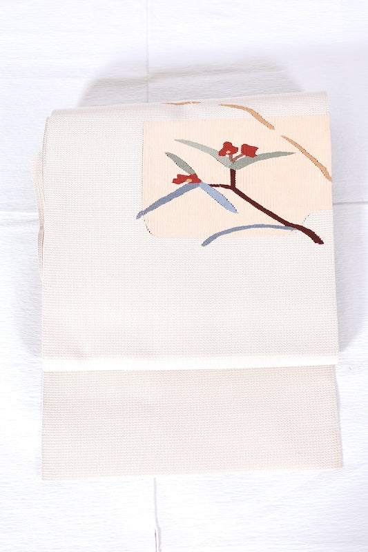 Used sash belt (nagoya-obi) 100% silk /A342