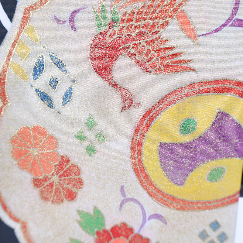 Used sash belt (Nagoya-obi) 100% silk / 1427