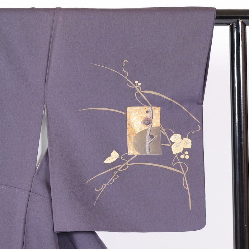 kimono (Houmongi) M-size 100% silk / C6