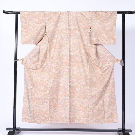 kimono (Tsumugi) M-size 100% silk / C17