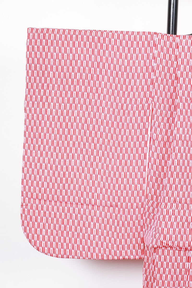 Baby girl Japanese kimono used <Hitotsumi> polyester /B49