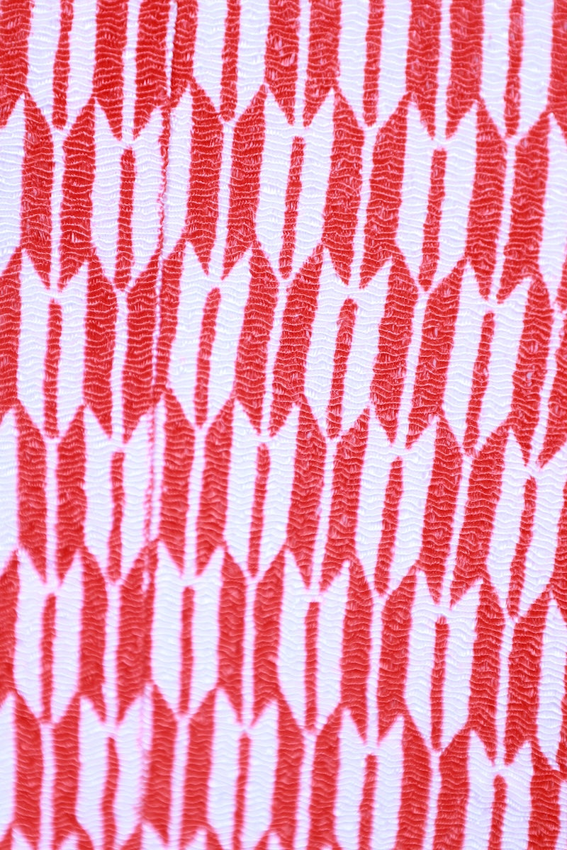 Baby girl Japanese kimono used <Hitotsumi> polyester /B49
