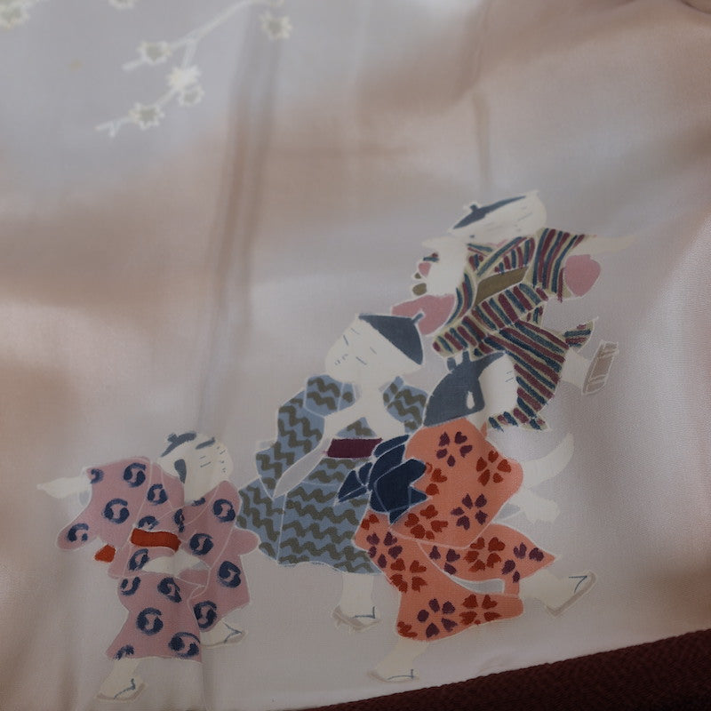 kimono jacket (Haori) S-size 100% silk / C24