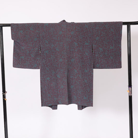 kimono jacket (Haori) M-size 100% silk / C25