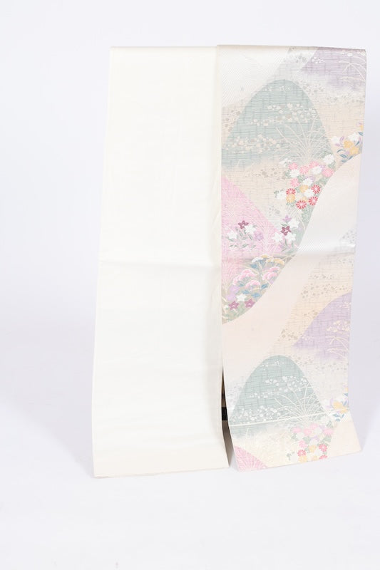 Japanese used sash belt (Fukuro-obi) 100% silk /B1171
