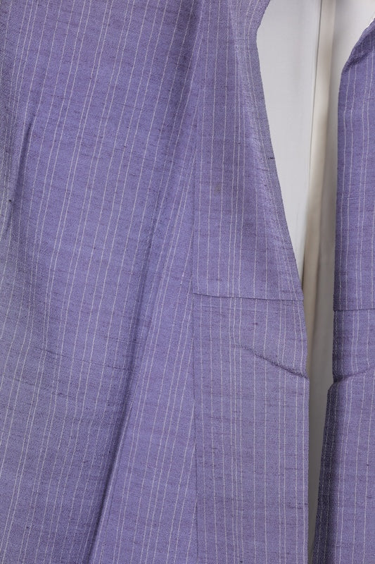 Japanese kimono used <Tsumugi> Msize silk 100% /T115