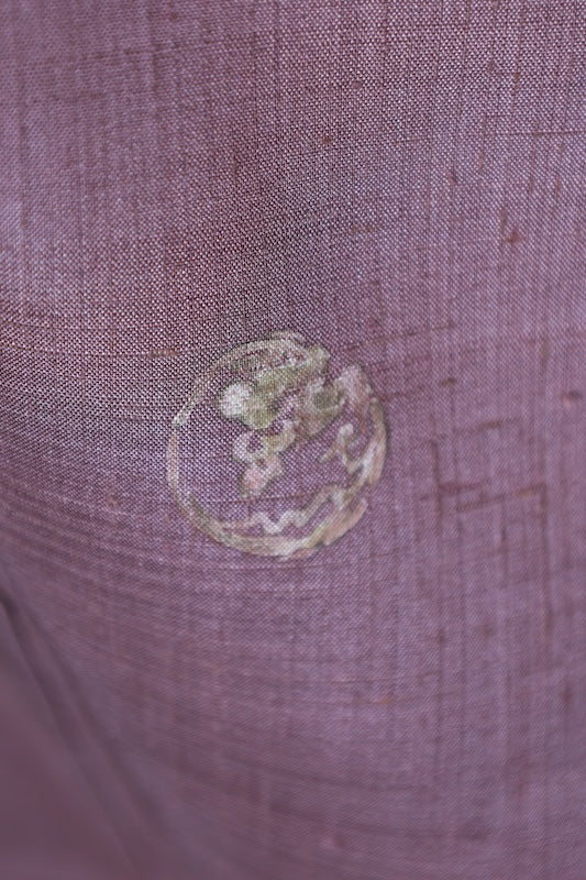 Japanese kimono used <houmongi> Msize silk 100% /T117