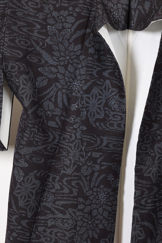 Japanese kimono used <houmongi> Msize silk 100% /T118