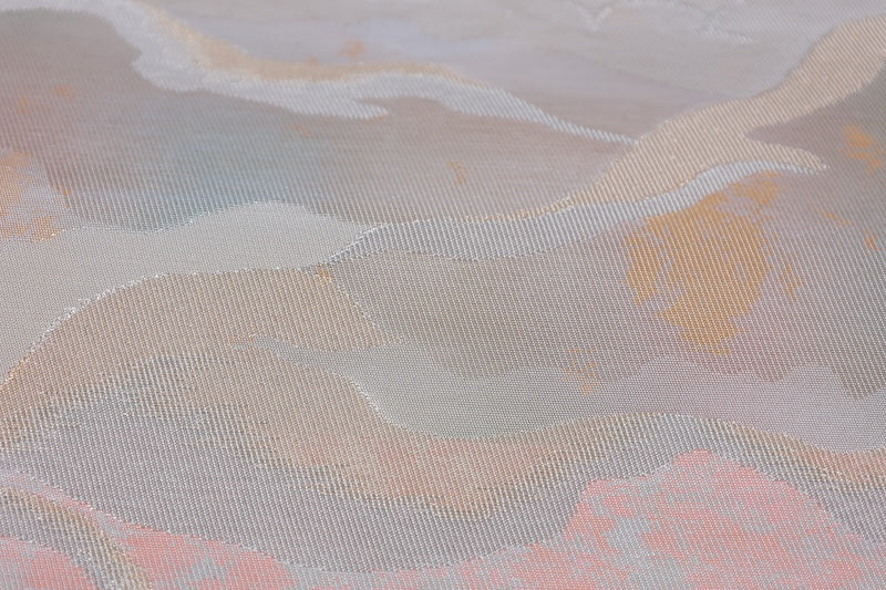 Japanese used sash belt (Fukuro-obi) 100% silk /B1161