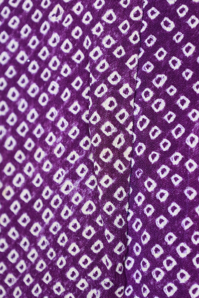 Kids girl Japanese kimono used <Yotsumi> silk 100% /B39
