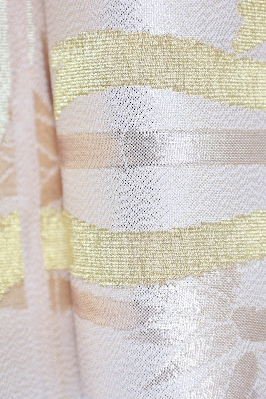 Japanese used sash belt (Fukuro-obi) 100% silk /B1159