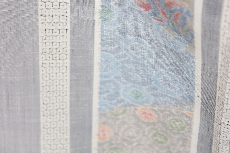 Japanese kimono used <Tsumugi> Ssize silk 100% /T122