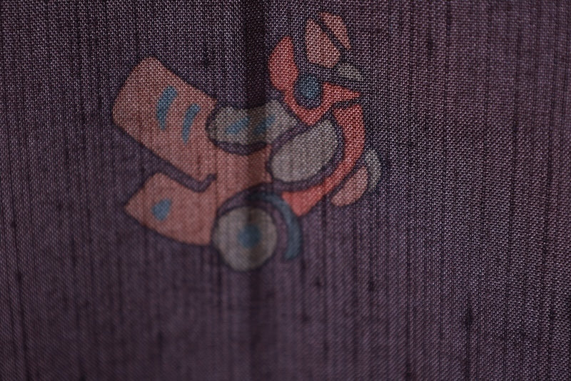Japanese kimono used <Tsumigi> Msize silk 100% /T123