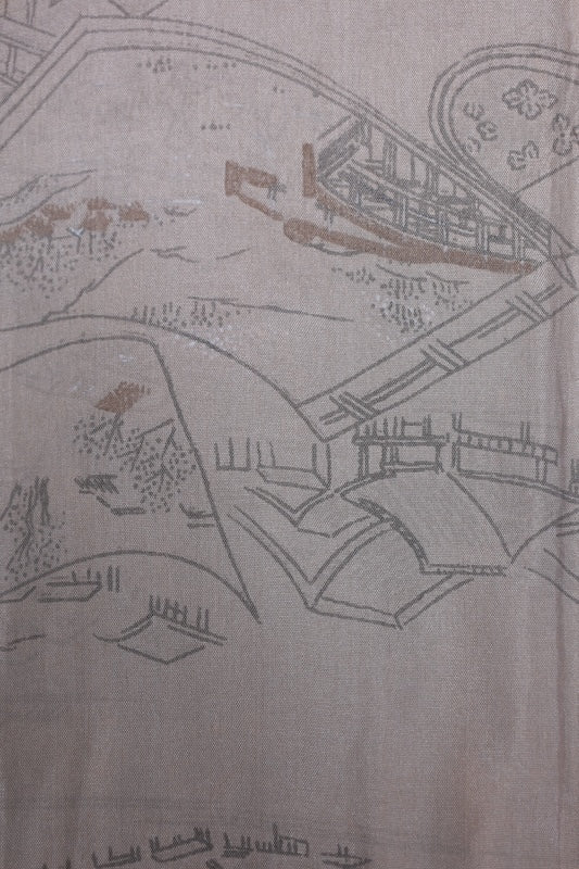 Men’s Japanese kimono Jacket (Haori) M-size polyester / B1177