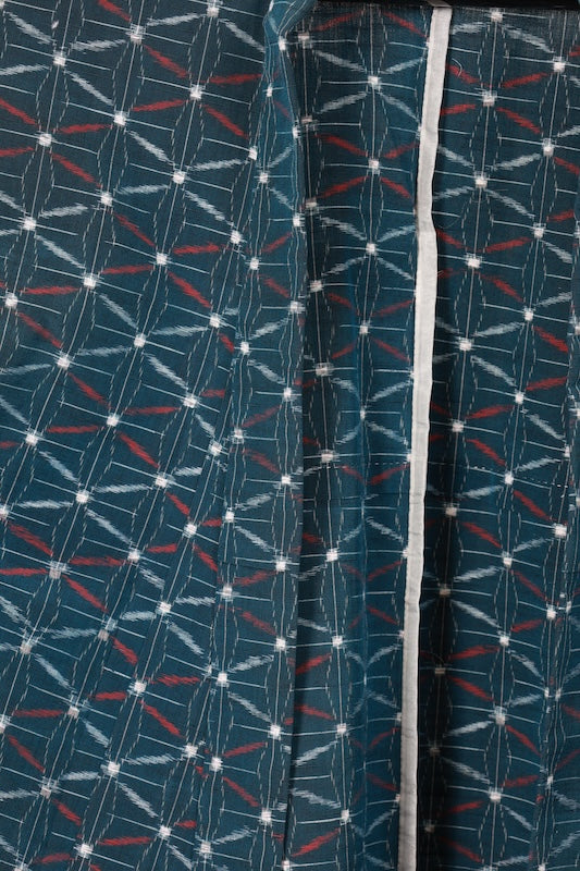 Japanese kimono used <Tsumugi> Msize silk 100% /T136