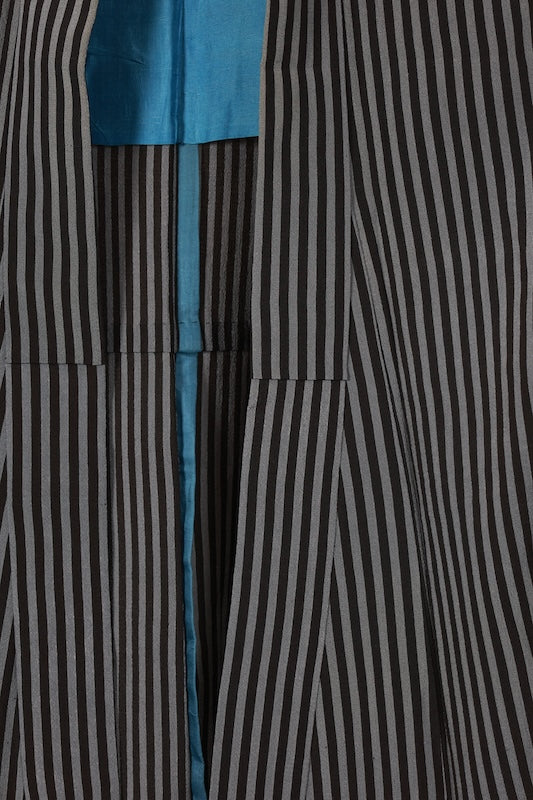 Japanese kimono used <Komon> Ssize polyester washable /T137