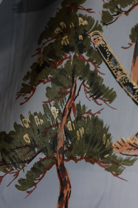 Men’s Japanese kimono Jacket (Haori) M-size polyester / B1175