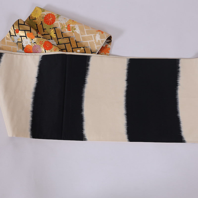 kimono sash belt (Hukuro-obi) 100% silk / C55
