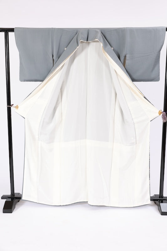 Japanese kimono New (Irotome) L-size 100% silk / A032