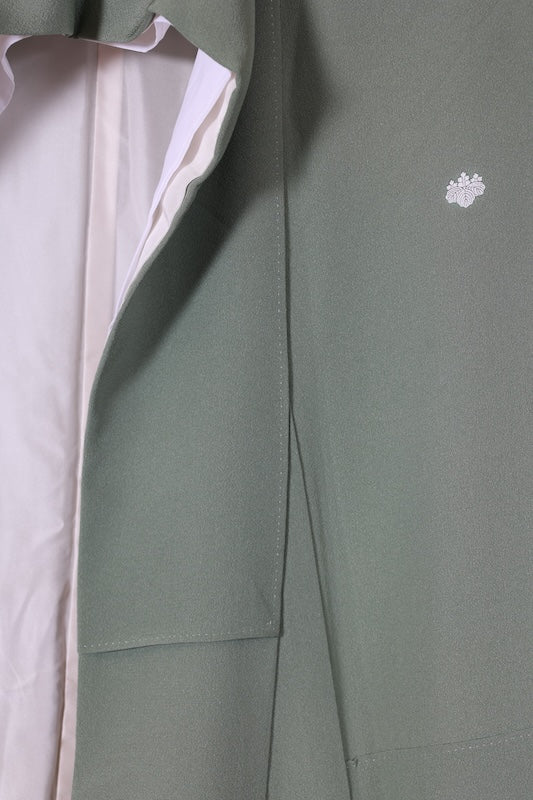 Used kimono (Irotomesode) L-size 100% silk / A484