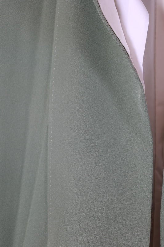 Used kimono (Irotomesode) L-size 100% silk / A484