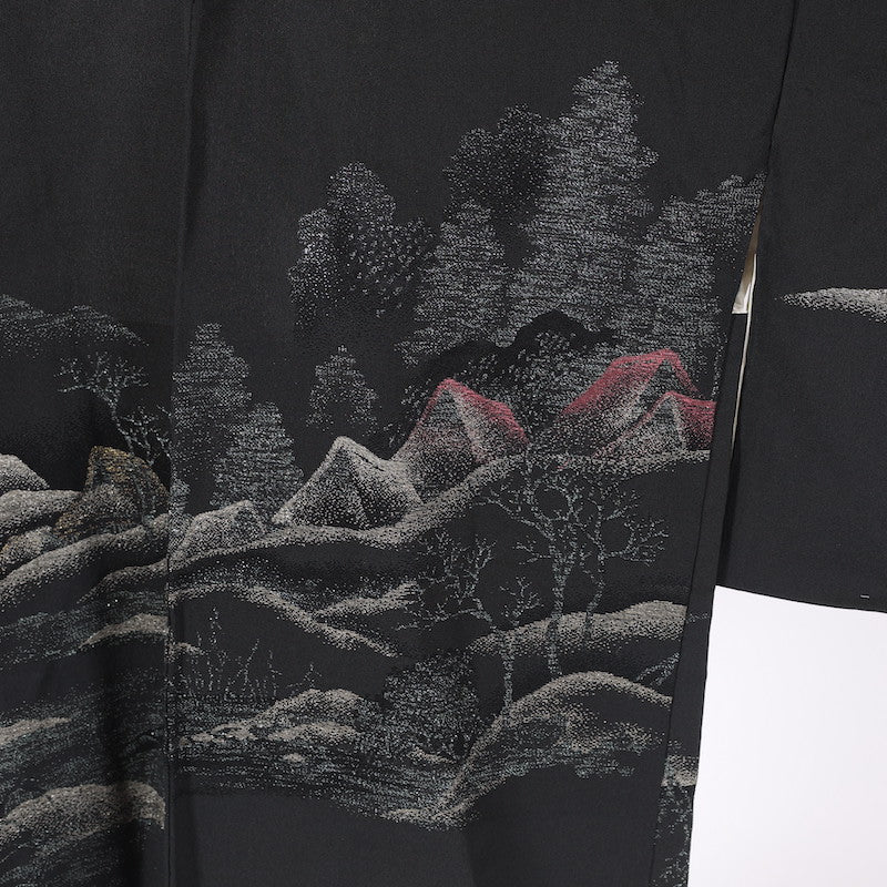 kimono jacket (Haori) S-size 100% silk / C79