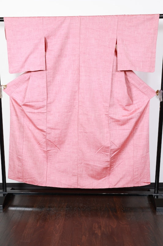 Japanese kimono used <Iromuzi> Msize silk 100% /T148
