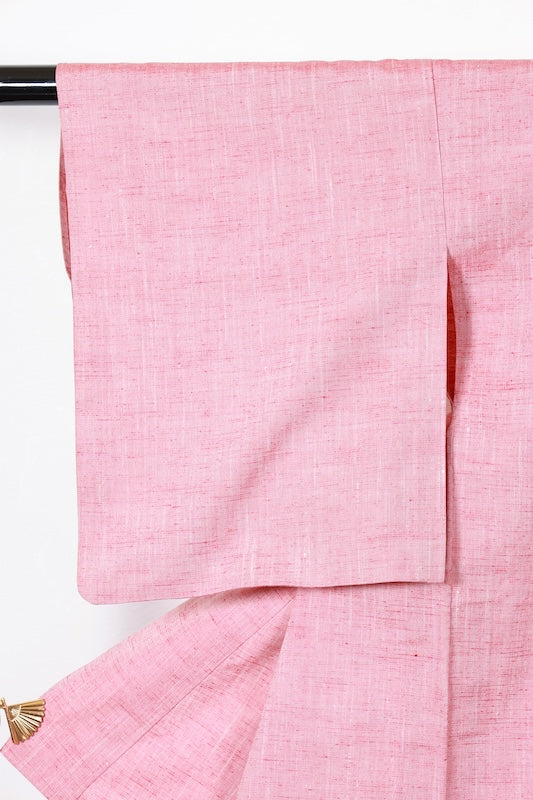 Japanese kimono used <Iromuzi> Msize silk 100% /T148