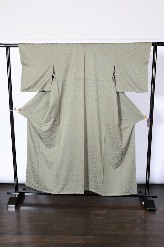 Japanese kimono iromuji <M>-size 100% silk/A475