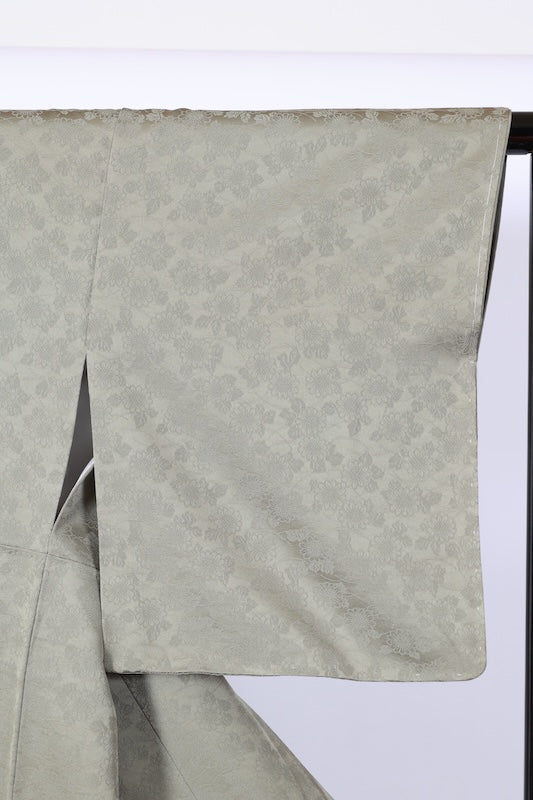 Japanese kimono iromuji <M>-size 100% silk/A475