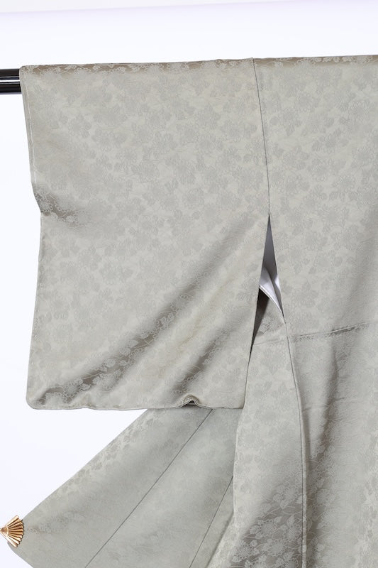 Japanese kimono iromuji <M>-size 100% silk/A475