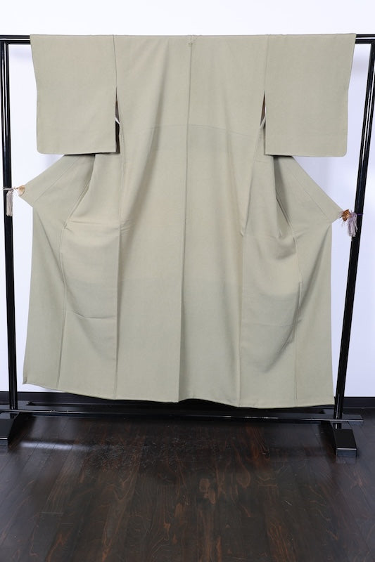 New Japanese kimono used <komon> Msize silk 100% /T151