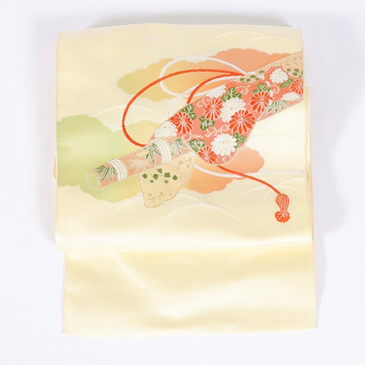 kimono sash belt (Nagoya-obi) polyester / C70