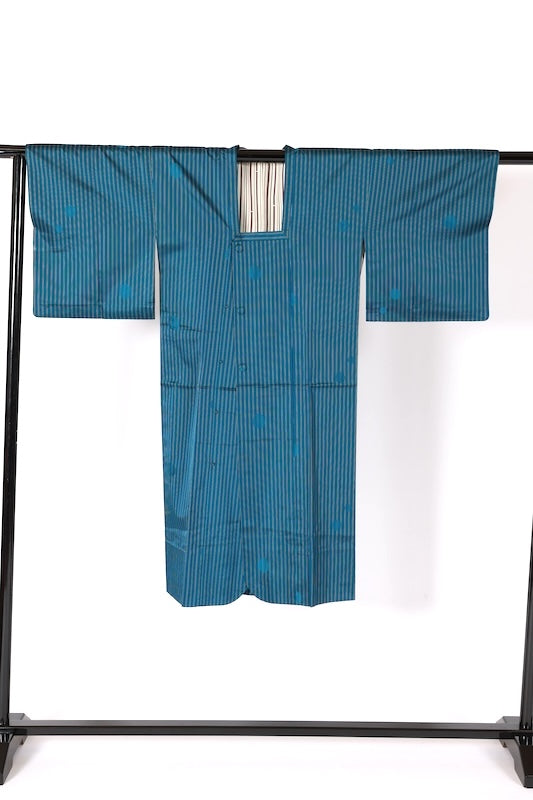 Japanese kimono Coat (Rain coat) M-size 100% silk / B1184