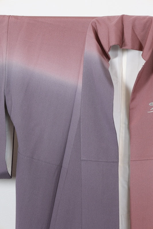 Houmongi kimono Pale purple pre-owned /R627