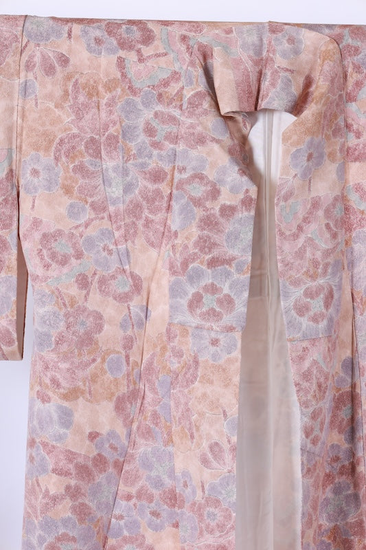 Japanese kimono used <Komon> Msize silk 100% /B1185