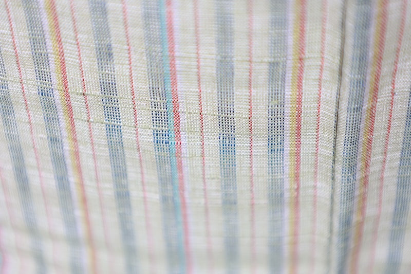 New Unused Japanese kimono <Tsumugi> Msize silk 100% /T203
